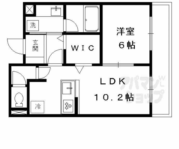 【レ・セレーナ北大路】間取
