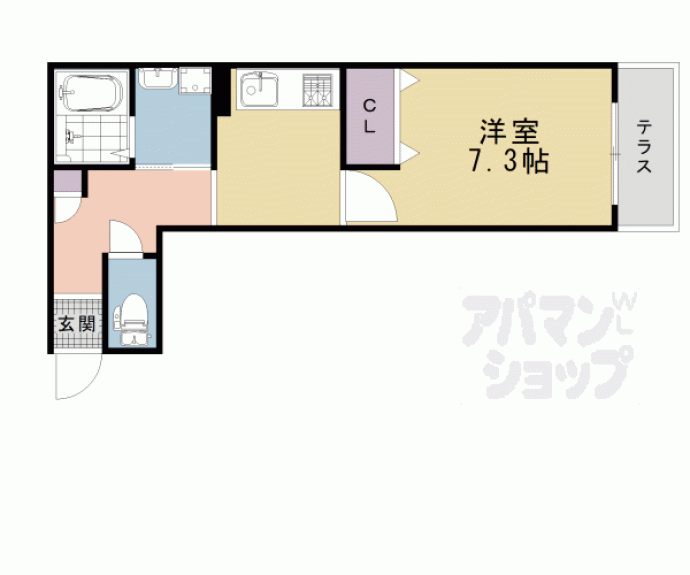 【Ｌｕｍｉｅｃｌａｉｒｅ　北大路】間取