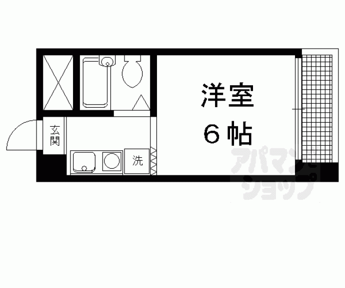 【エントランスライフ金閣Ｇ】間取