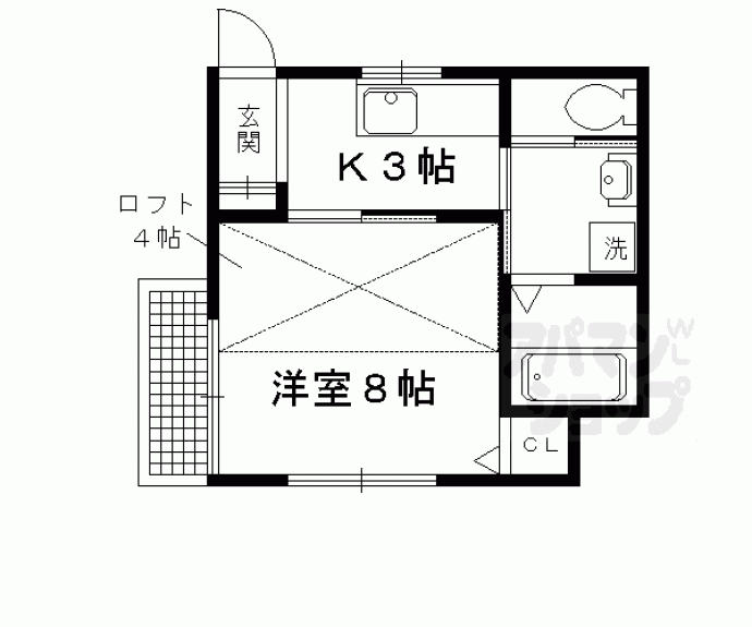 【かぐらハイツ】間取