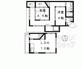 【鷹峯黒門町３６－３０貸家】