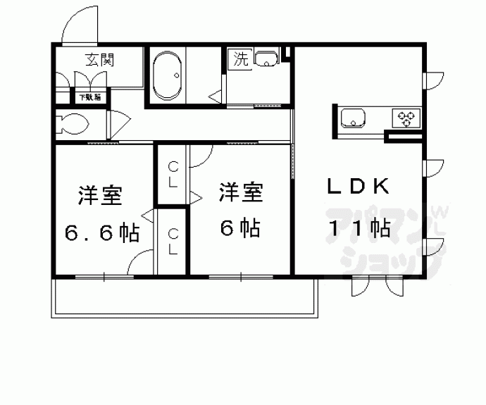 【インペリアルスクエアー】間取