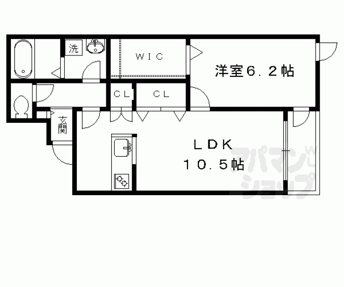 【ラ・クール北山】間取