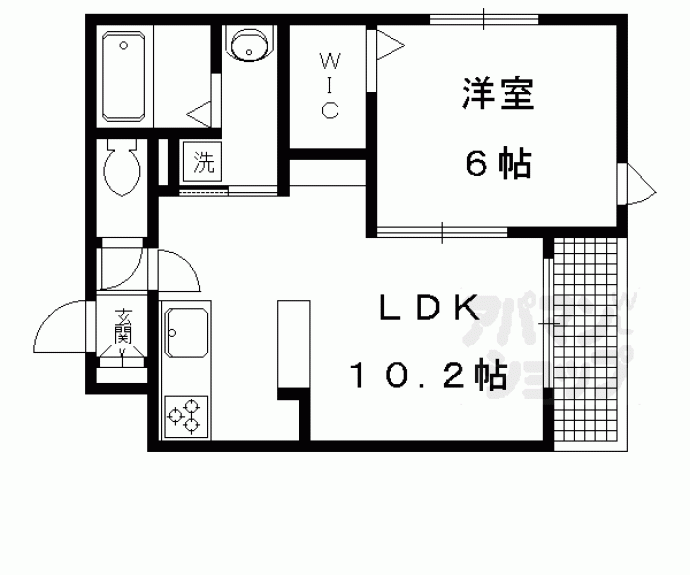 【カルヴァドス北山】間取