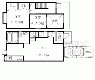 【紫野東御所田町貸家】