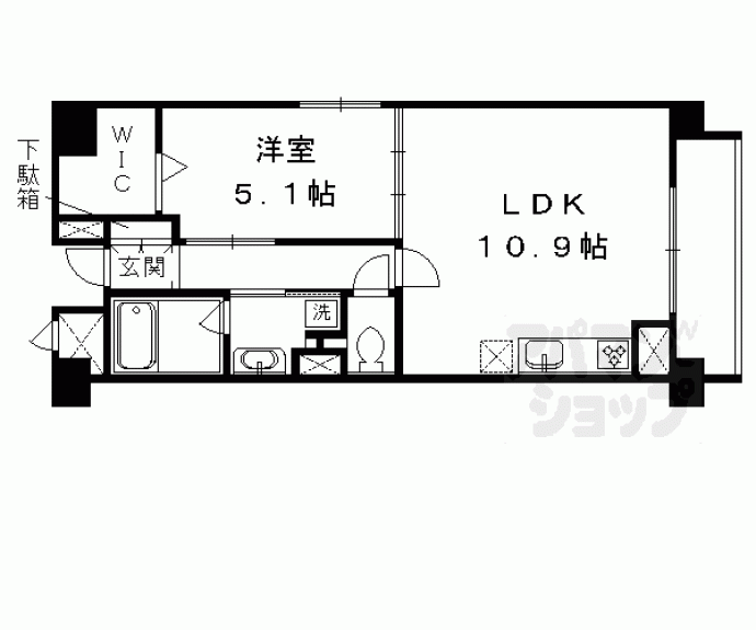 【ラ・ルーチェ北大路】間取