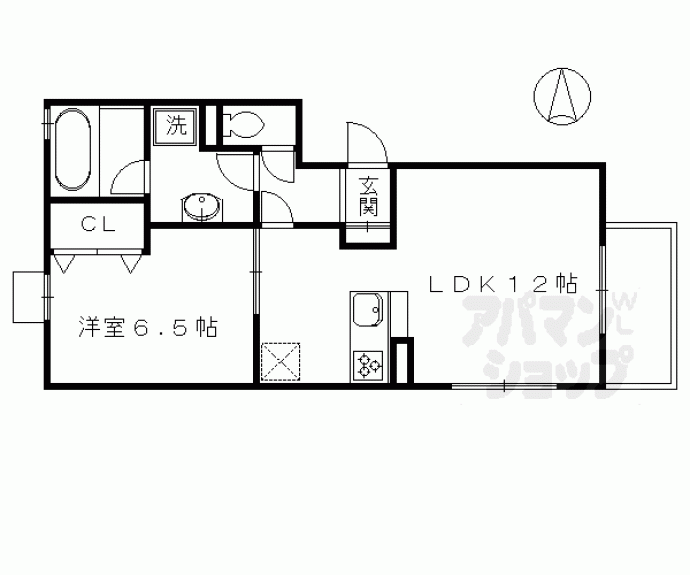 【ルッソ北山】間取