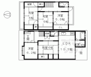 【小山花ノ木町３８－２貸家】