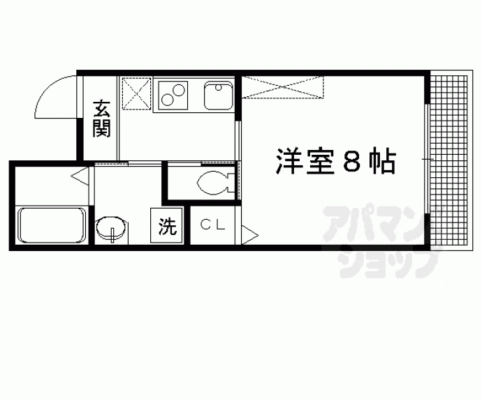 【ＭＥＳＡ　ＶＥＲＤＥ　西賀茂】間取