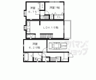 【紫野下門前町６６－２４貸家】