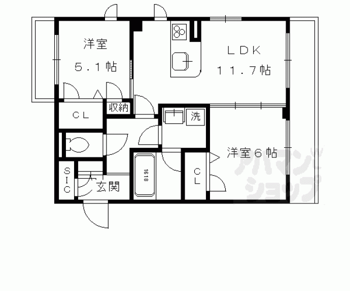 【ROMAN BEL AIR】間取