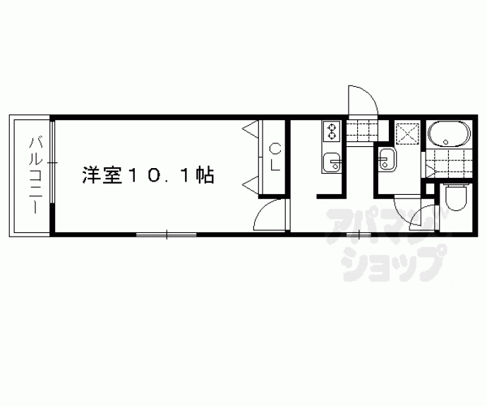 【ブリランテ紫野】間取
