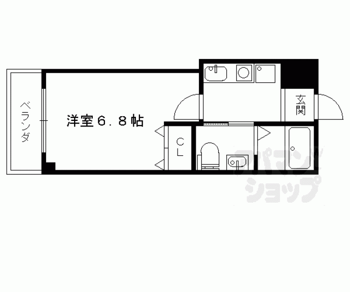 【ＧＲＡＮＤ　ＦＩＲＳＴ鞍馬口】間取