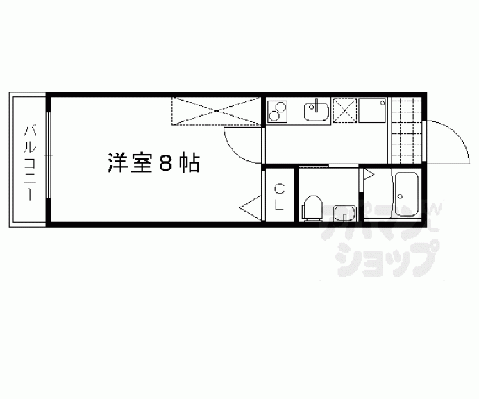 【ＭＥＳＡ　ＶＥＲＤＥ　紫竹】間取