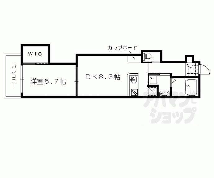 【Ｈａｎａｎｏｋｉ　ＦＬＡＴ】間取