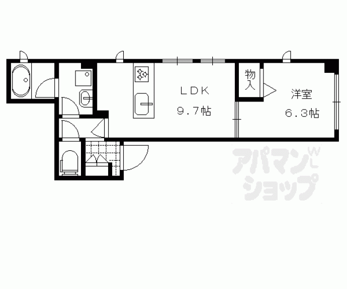 【クレドール北山】間取