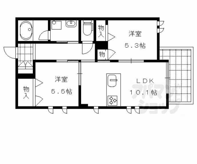 【クレドール北山】間取