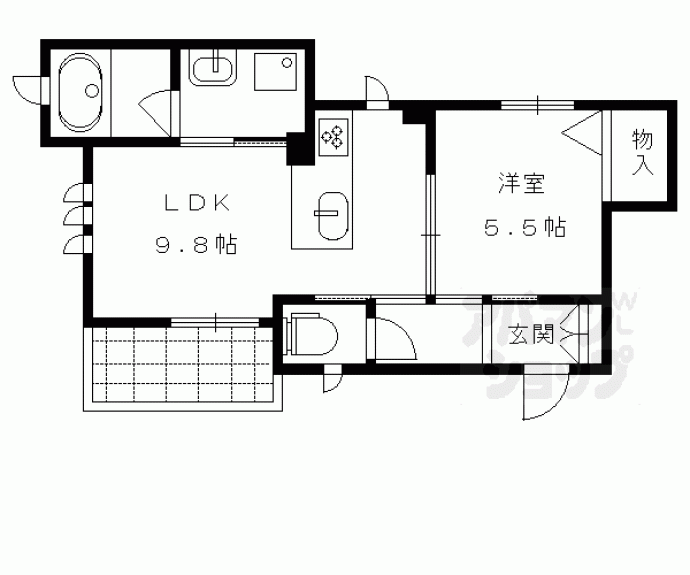 【クレドール北山】間取