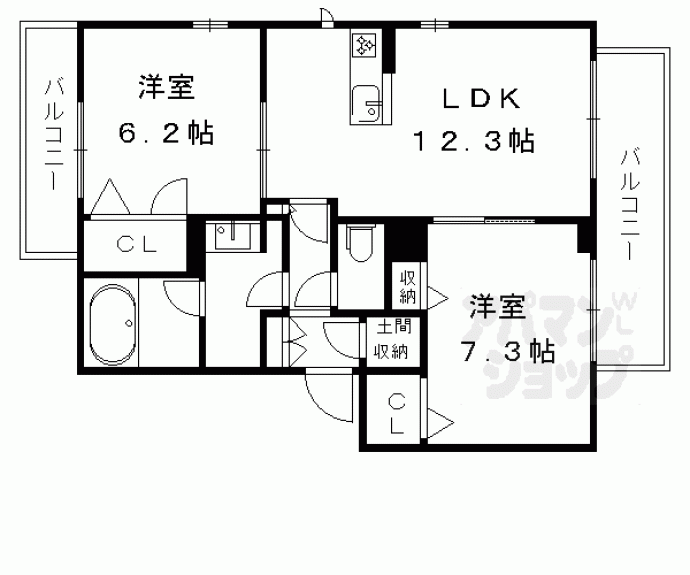 【シャーメゾンRULER】間取