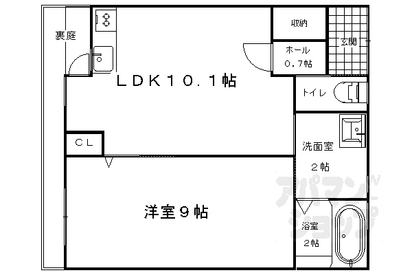 【紫野上柏野町１６－４貸家】