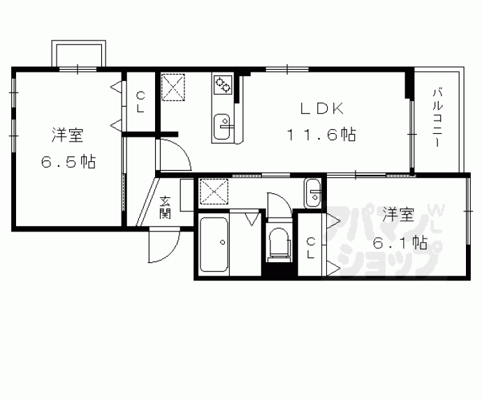 【ニューメゾン山冨士】間取