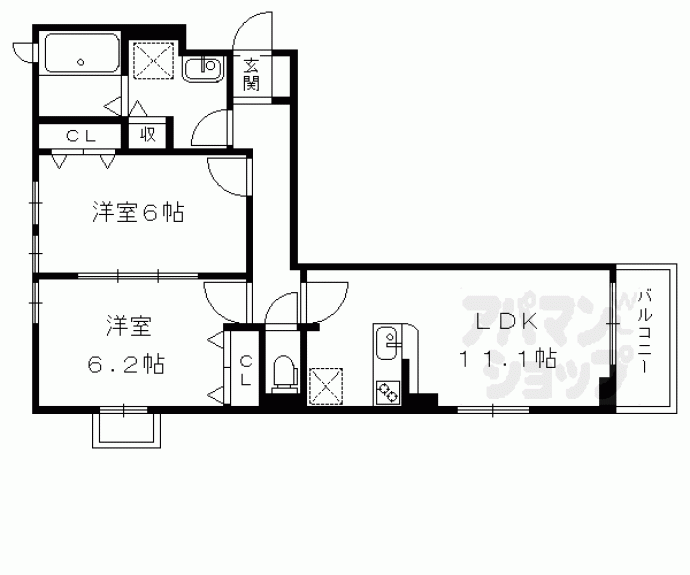 【ニューメゾン山冨士】間取