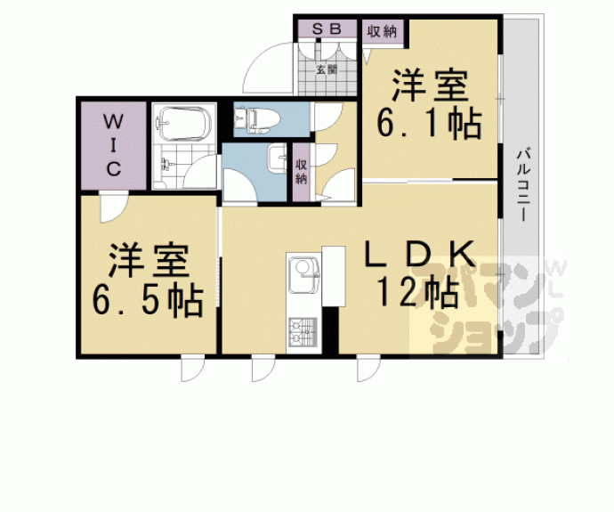 【シャーメゾン上賀茂】間取