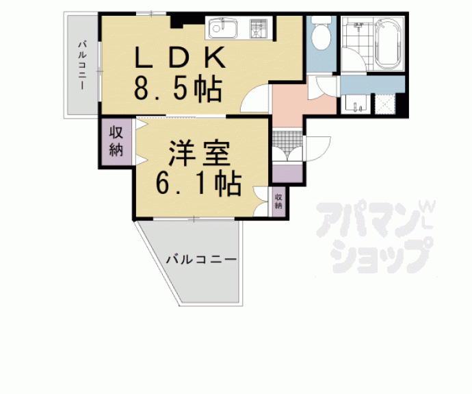 【ロマンシャンブル】間取