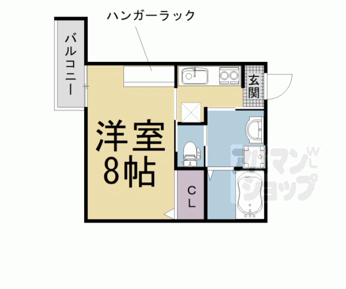 【MESA VERDE 御園橋Ⅱ】間取