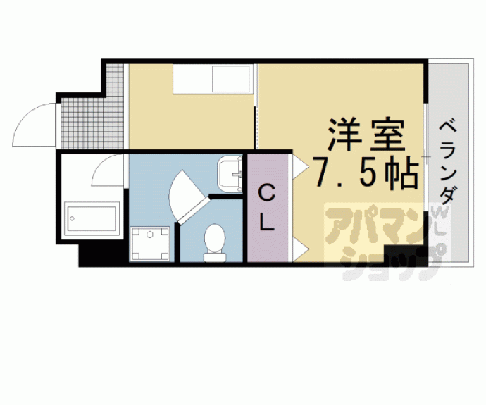 【Ｐｒｅｖｉｏｕｓ　Ｆｉｅｌｄ　烏丸紫明】間取