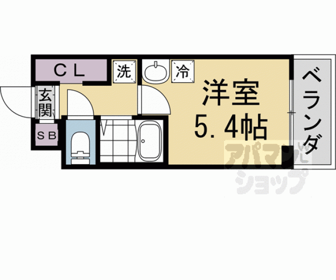 【キャンパスヴィレッジ京都衣笠】間取