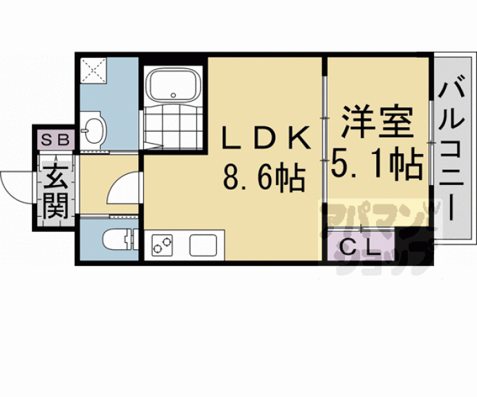 【Ａ－ｍｏｎ金閣寺ＮＥＫＩ】間取