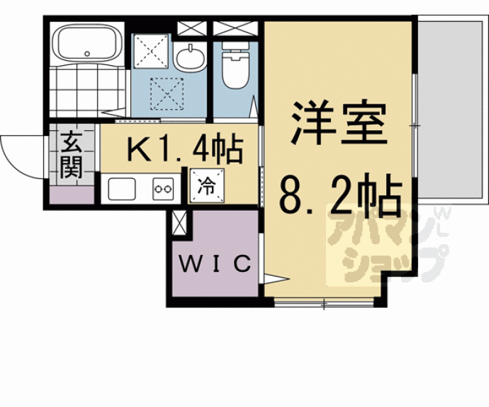 【ユアメゾン角社】間取