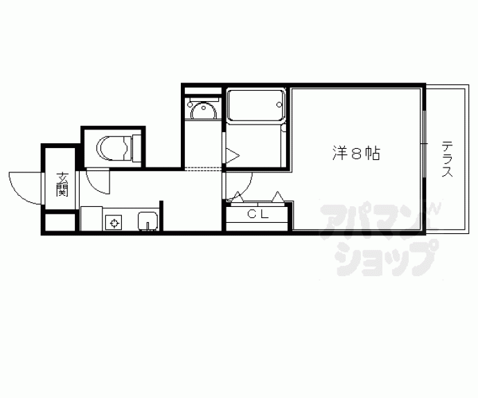 【エトワール紫竹Ⅲ】間取