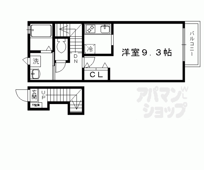 【エトワール紫竹Ⅲ】間取