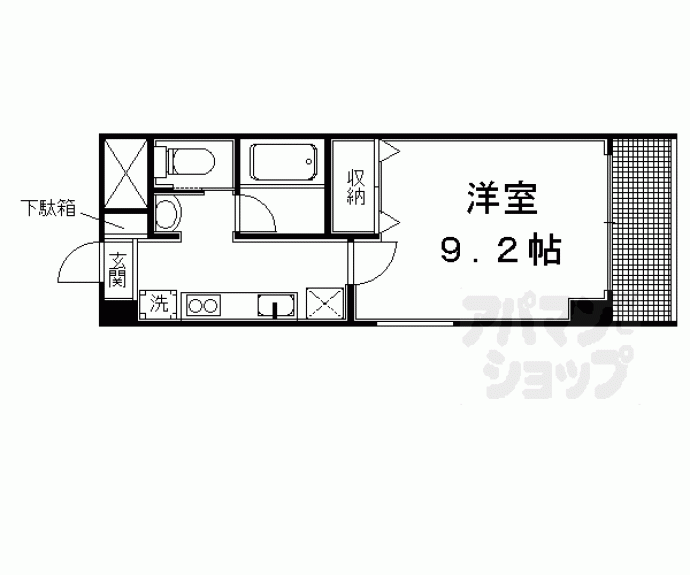 【ライズ京都北山】間取