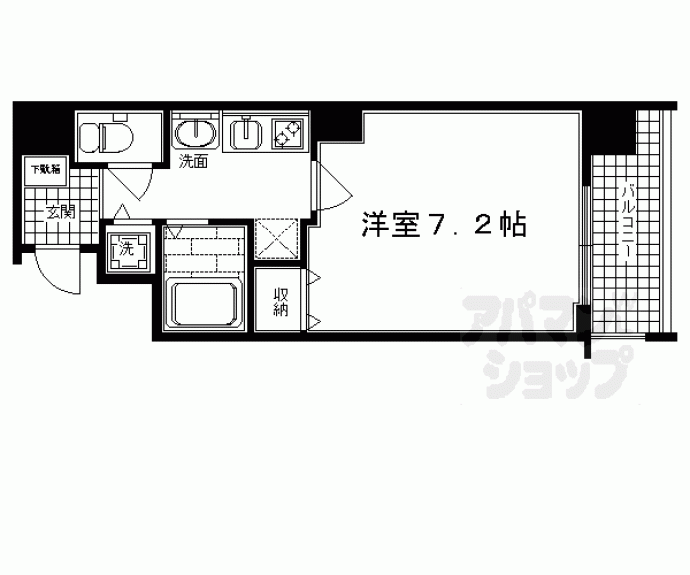 【プレサンス京都三条響洛】間取