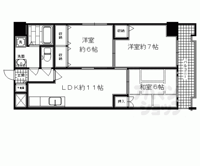【ミルウインドウ】間取