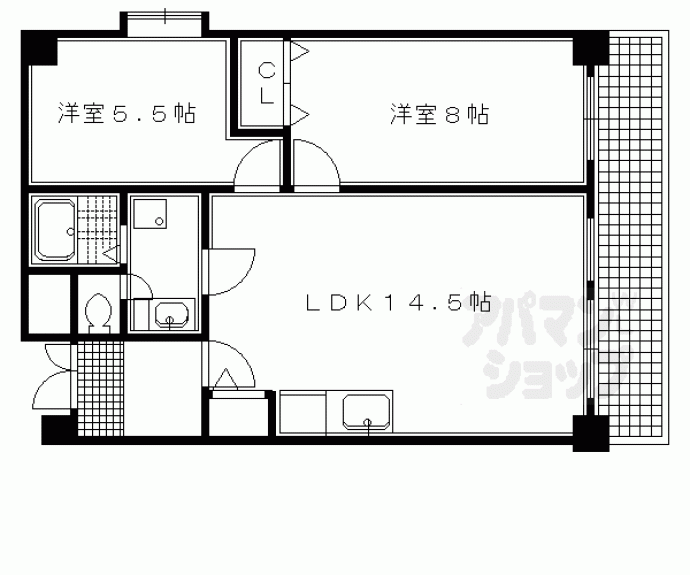【パレロイヤル西陣】間取