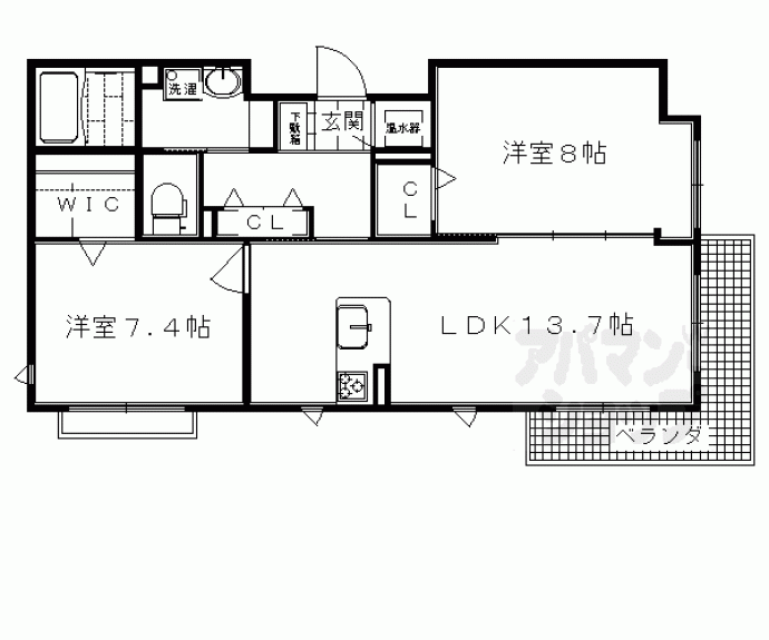 【Ｌａｖｉｅ　ｍｕ】間取