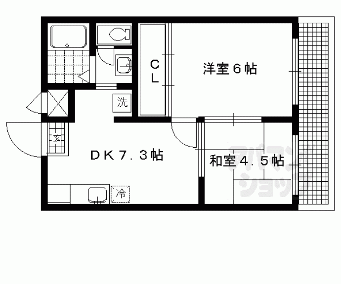 【高野ロイヤルハイツ】間取