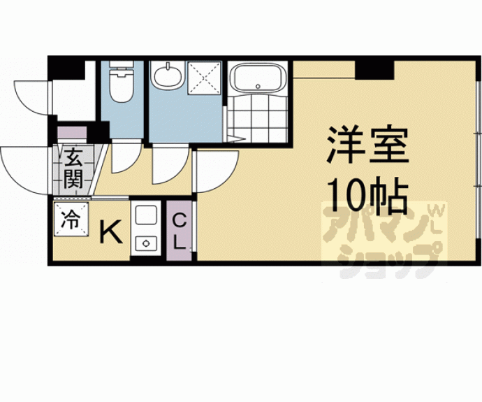 【第３３長栄今小路メリーハイツ】間取