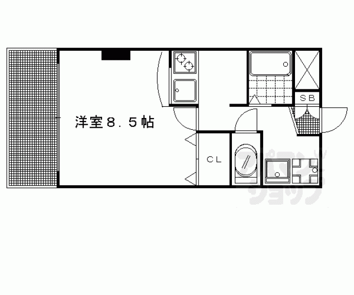 【第３３長栄今小路メリーハイツ】間取