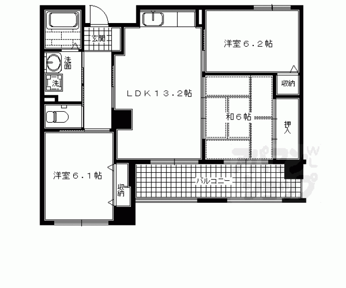 【カーサ葵】間取