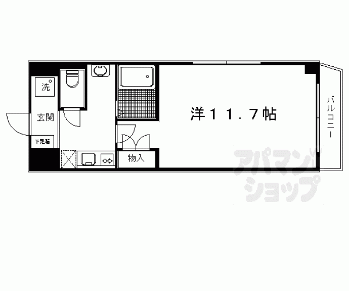 【オーク西陣】間取