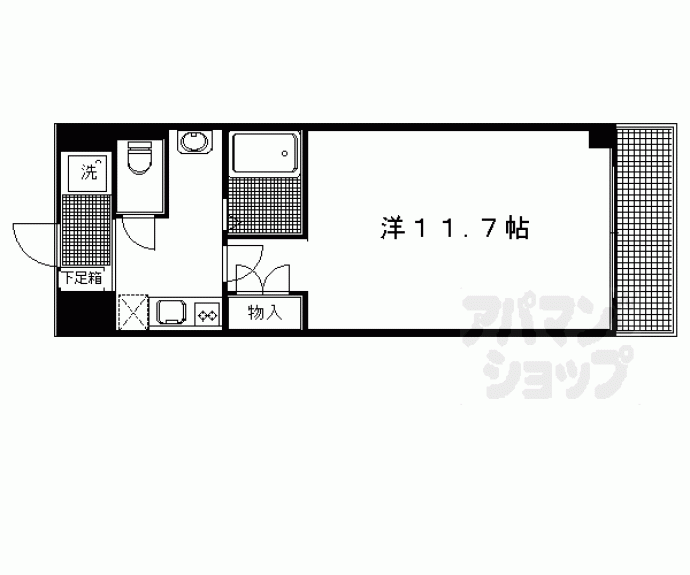 【オーク西陣】間取