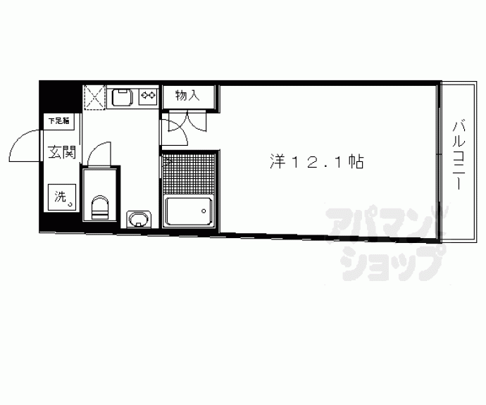 【オーク西陣】間取