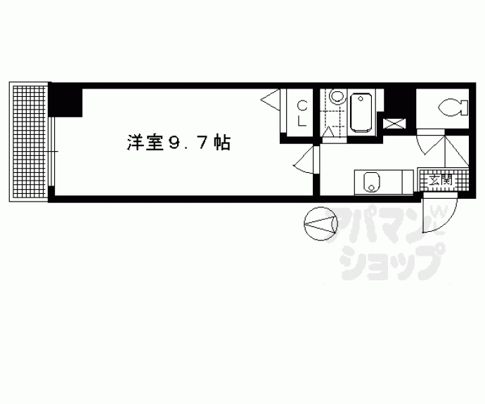 【ビクトワール二条】間取