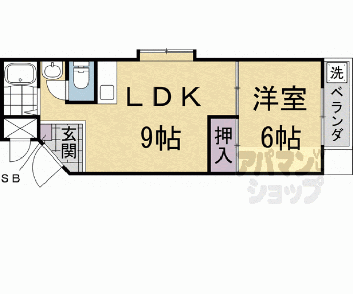 【聚楽ハイツ】間取
