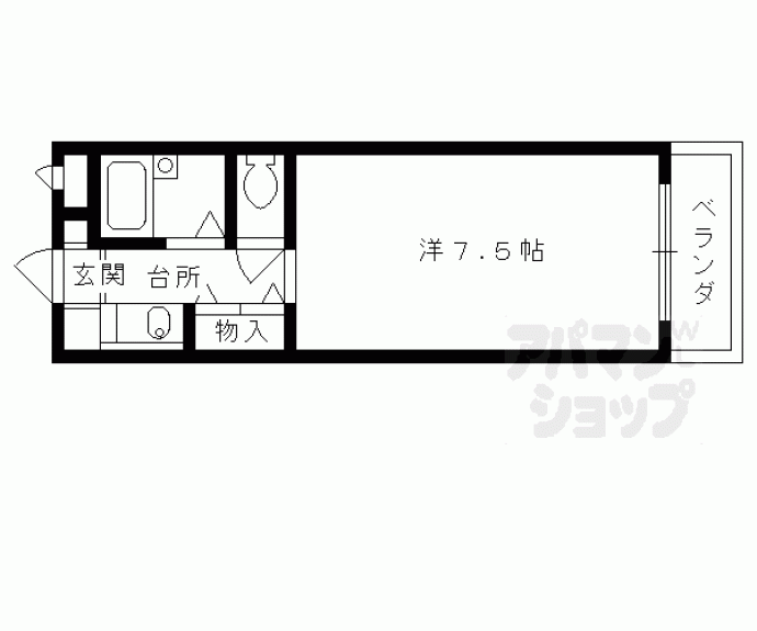 【グランヴィア八条口】間取